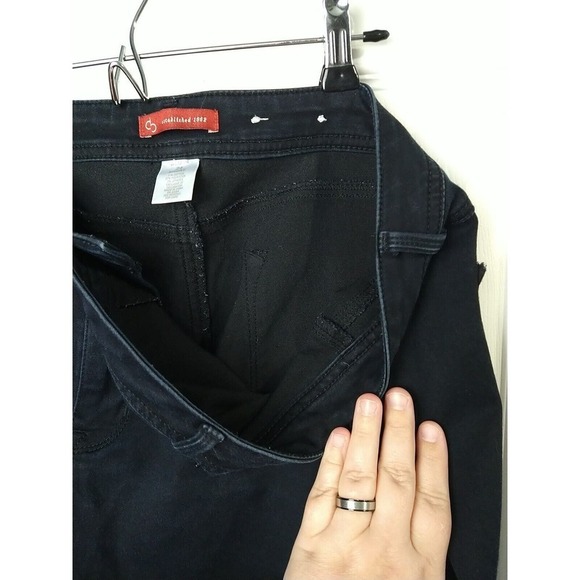 Db Established Dark Blue Denim Zip Button Jeans Size 24Short - Picture 10 of 13